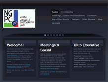 Tablet Screenshot of ngphotoclub.ca